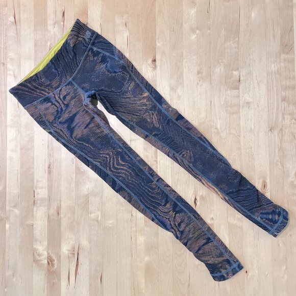 New Balance Premium Performance Printed Running Tights XS Digital Moire Tiger - Picture 1 of 8